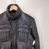 エンポリオアルマーニジーンズ EMPORIO ARMANI JEANS スタンドネック 比翼 フェイクレザー ダウンジャケット 裾ドローコード メンズ import:S