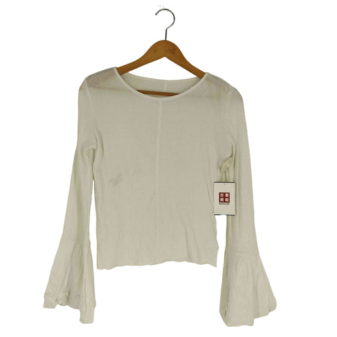シールームリン Sea Room lynn Light Sheer Cotton RIB Flareスリーブ レディース JPN:M