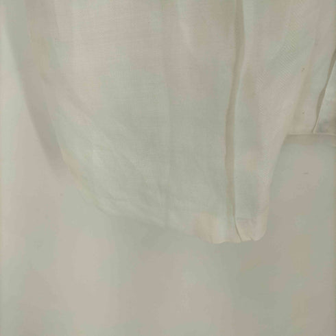 クレージュ courreges COURREGES HOMME PARIS リネン オープンカラー シャツ メンズ import:L