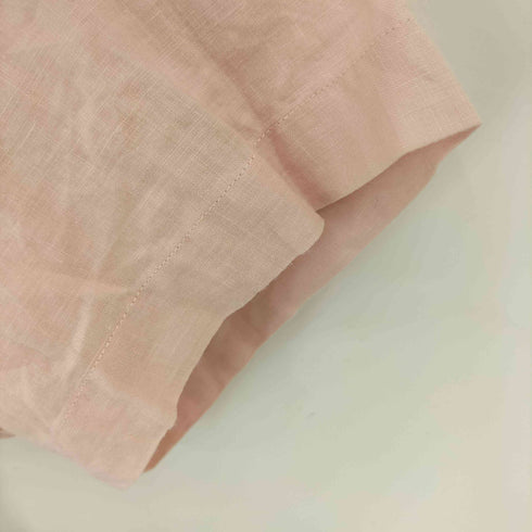 イッセイミヤケ ISSEY MIYAKE カットアウト リネン オープンカラーシャツ メンズ JPN:3