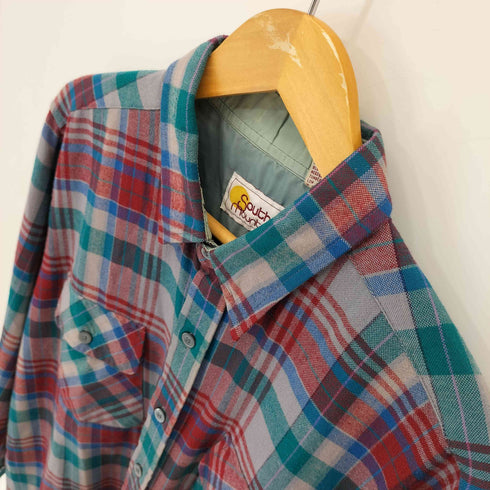 チェックレギュラーカラーシャツ メンズ import:L