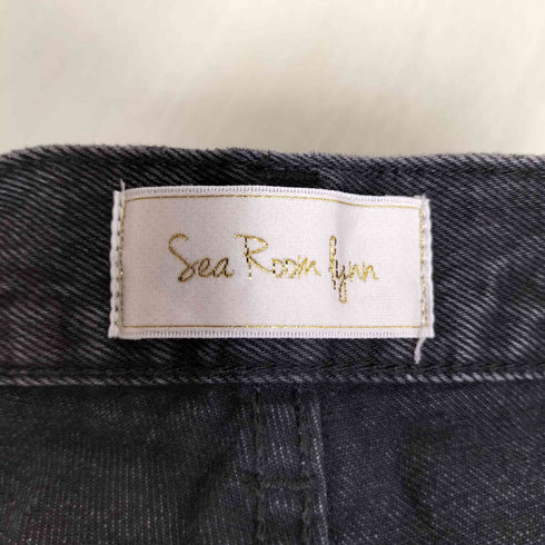 シールームリン Sea Room lynn サイドHEARTベーシック ブラックデニム レディース 23inch