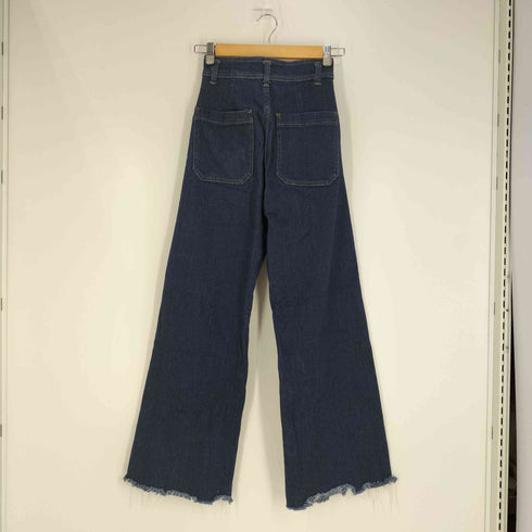 ザラ ZARA ハイウエスト ワイドデニムパンツ レディース 34