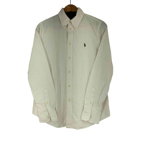 ラルフローレン RALPH LAUREN CUSTOM FIT スモールポニー刺繍 L/S BDシャツ メンズ import:M