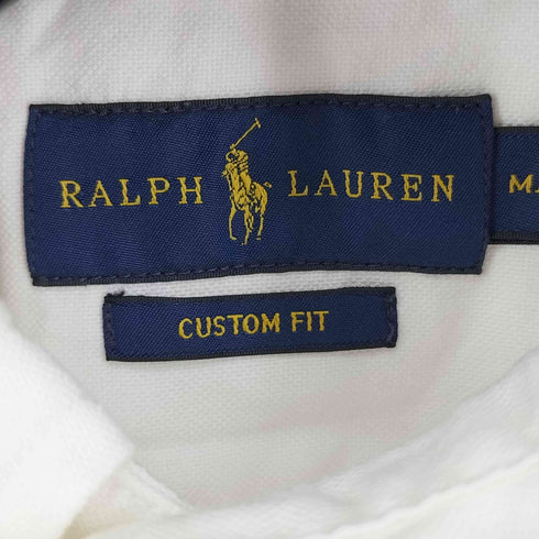 ラルフローレン RALPH LAUREN CUSTOM FIT スモールポニー刺繍 L/S BDシャツ メンズ import:M