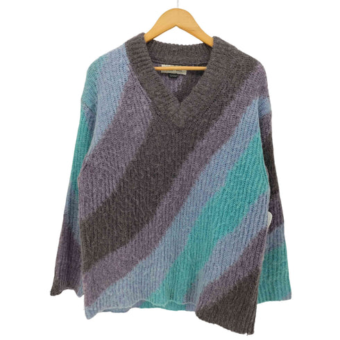 ザラ ZARA ダイアゴナルストライプ セーター レディース import:S