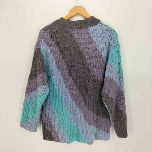 ザラ ZARA ダイアゴナルストライプ セーター レディース import:S