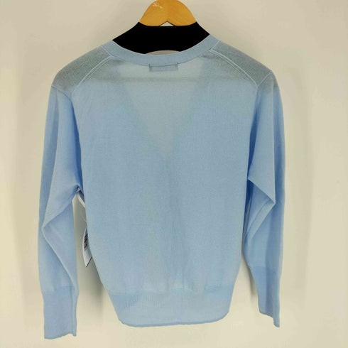 ユナイテッドアローズグリーンレーベルリラクシング UNITED ARROWS green label relaxing グロッシー シアー Vネック ニット カーディガン レディース