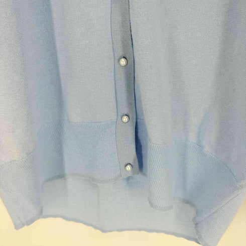 ユナイテッドアローズグリーンレーベルリラクシング UNITED ARROWS green label relaxing グロッシー シアー Vネック ニット カーディガン レディース