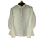 ザラ ZARA バンドカラー L/Sシャツ レディース import:M