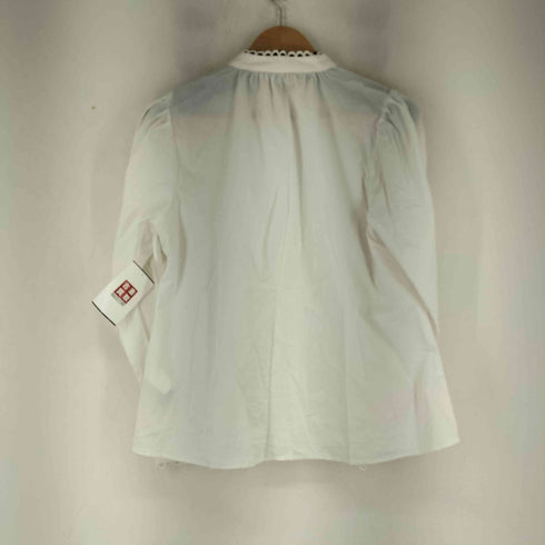 ザラ ZARA バンドカラー L/Sシャツ レディース import:M