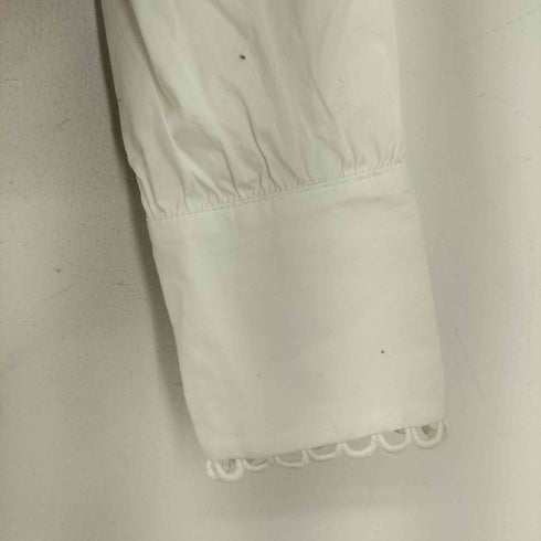 ザラ ZARA バンドカラー L/Sシャツ レディース import:M