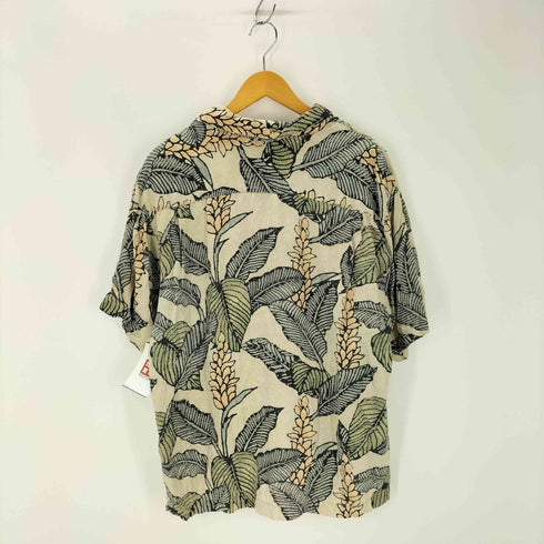 トミーバハマ Tommy Bahama ボタニカル柄 シルクシャツ メンズ