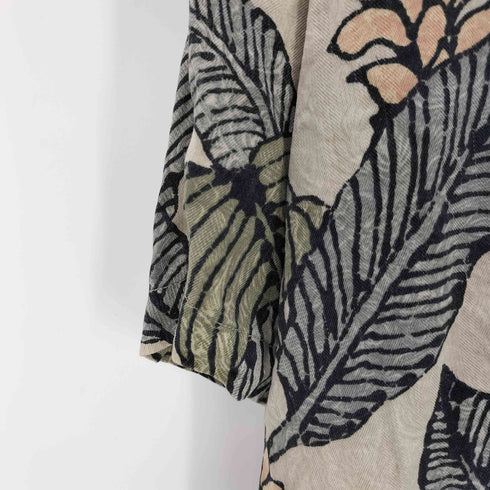 トミーバハマ Tommy Bahama ボタニカル柄 シルクシャツ メンズ