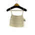 ザラ ZARA メッシュニットチューブトップ レディース import:M