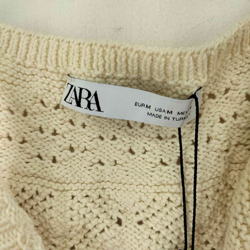 ザラ ZARA メッシュニットチューブトップ レディース import:M