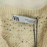 ザラ ZARA メッシュニットチューブトップ レディース import:M