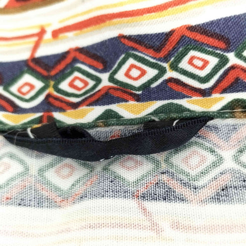 LIFECOMO レーヨン100 S/S 総柄オープンカラーシャツ メンズ FREE