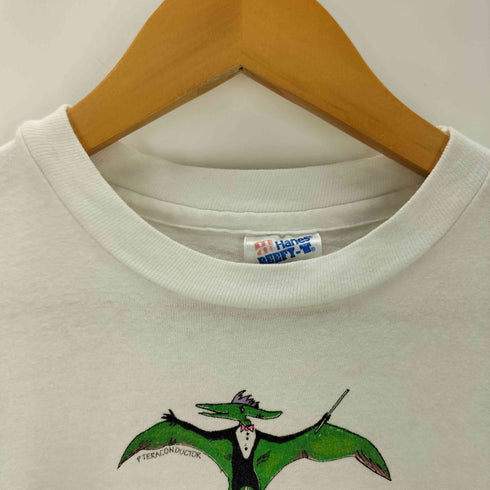 ヘインズ Hanes 90S 恐竜プリントTシャツ メンズ JPN:L