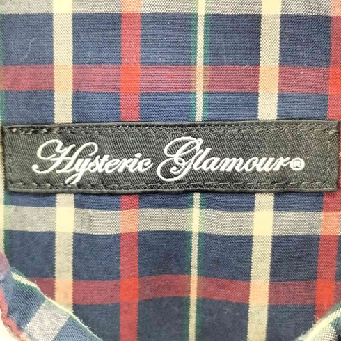 ヒステリックグラマー HYSTERIC GLAMOUR チェック L/S ウエスタシャツ レディース FREE