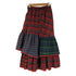 ミルクフェド MILKFED. PLAID PATCHWORK SKIRT レディース ONE SIZE