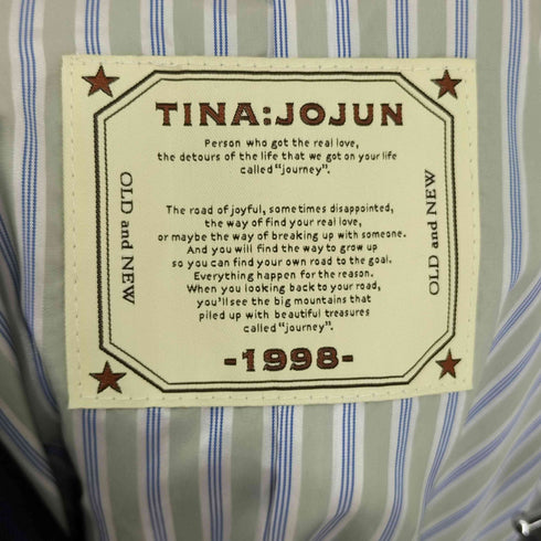 ティーナジョジュン TINA:JOJUN 2Bテーラードジャケット レディース JPN:M