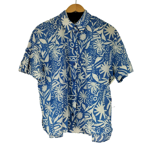 ザラ ZARA 総柄 S/S シャツ レディース import:S