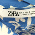 ザラ ZARA 総柄 S/S シャツ レディース import:S
