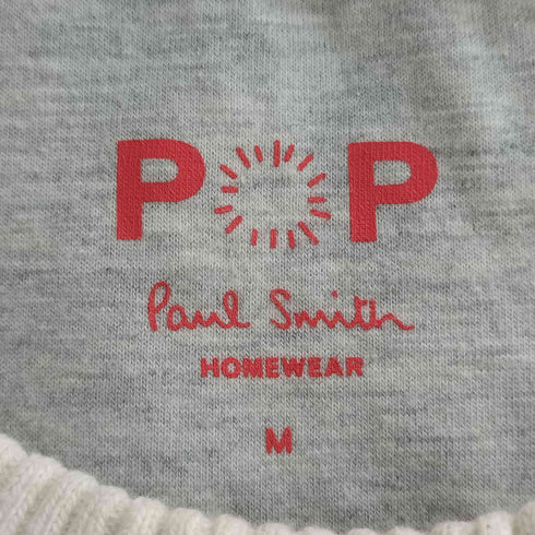 ポールスミス Paul Smith HOMEWEAR ホームウェア ロゴパッチ クルーネック ニット メンズ import:M