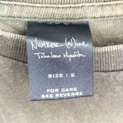 N NUMBER 04SS ドリーム期 フロントプリント S/S Tシャツ メンズ JPN:2