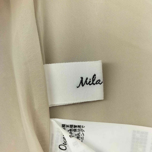 ミラオーウェン Mila Owen 後ろゴムセンタープレステーパードパンツ レディース 0
