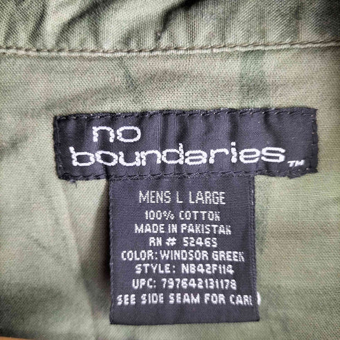 ノーバウンダリーズ no boundaries 90s ドラゴンプリント S/S 開襟シャツ メンズ import:L