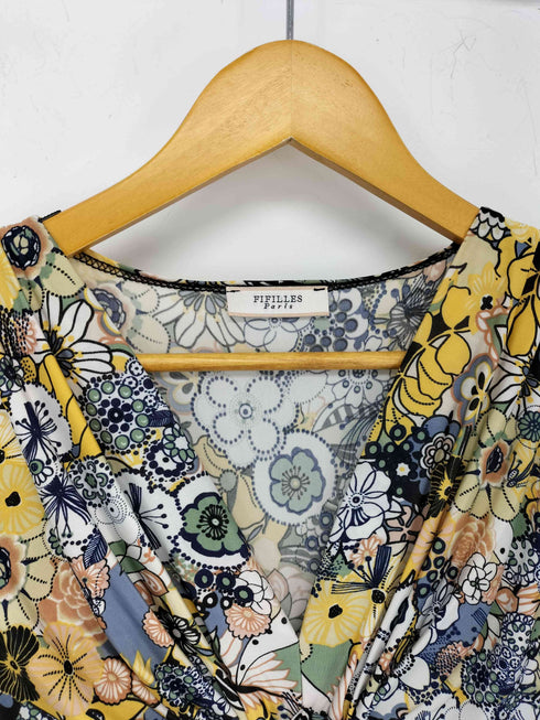 フィフィーユパリ FIFILLES PARIS 総柄ワンピース レディース T2