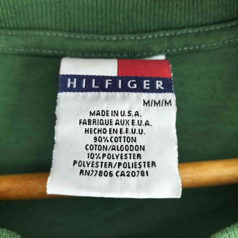 トミーヒルフィガー TOMMY HILFIGER 90s フロントプリント S/S Tシャツ メンズ import:M