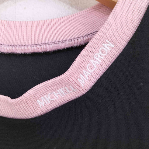 ミシェルマカロン michell Macaron ロゴ刺繍 ミニワンピース レディース JPN:S