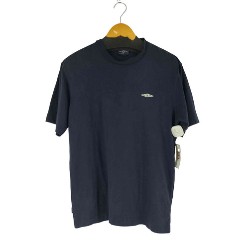 アンブロ UMBRO 00s ロゴ刺繍 S/S Tシャツ メンズ import:M