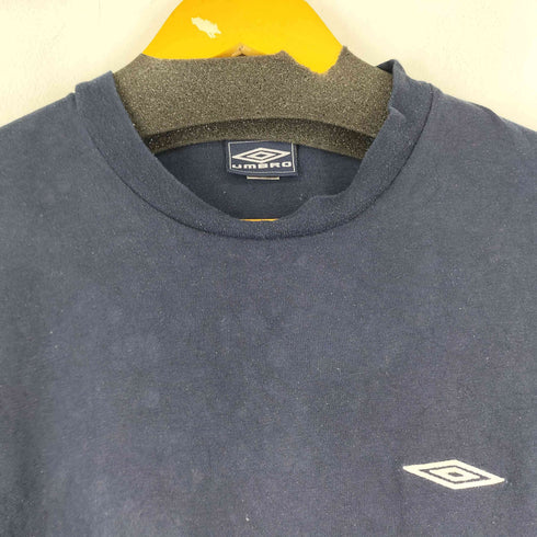 アンブロ UMBRO 00s ロゴ刺繍 S/S Tシャツ メンズ import:M