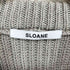 スローン SLOANE 5Gケーブル 畦編みクルーネック ニットセーター レディース JPN:2