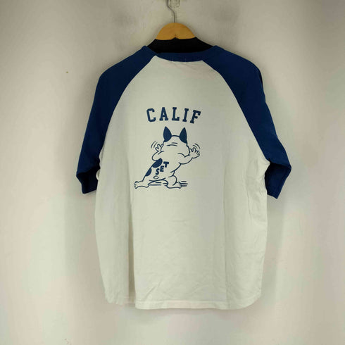 テス TES 両面プリント ラグラン S/S Tシャツ メンズ import:M
