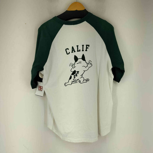 テス TES 両面プリント ラグラン S/S Tシャツ メンズ import:M