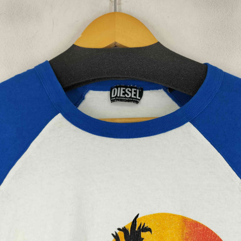 ディーゼル DIESEL 両面プリント ラグラン S/S Tシャツ メンズ import:S