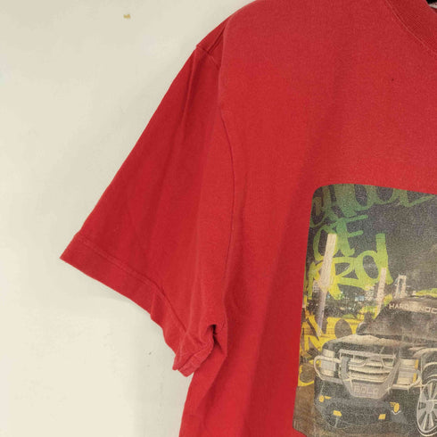 90s SCHOOL OF HARD KNOCKS プリント S/S Tシャツ メンズ import:M