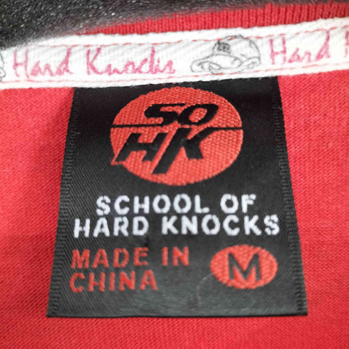 90s SCHOOL OF HARD KNOCKS プリント S/S Tシャツ メンズ import:M