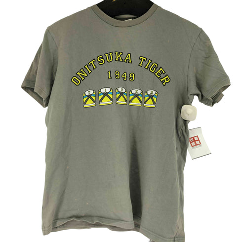 オニツカタイガー ONITSUKA TIGER ロゴプリント S/S Tシャツ レディース JPN:M
