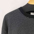 MUHET ワンポイントロゴ刺繍 L/S ボーダーTシャツ レディース LL