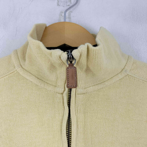 ポロバイラルフローレン Polo by RALPH LAUREN 90S スモールポニー刺繍 ハーフジップ コットンニット メンズ JPN:M