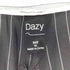 デイジー DAZY レイヤード加工 1タック ストライプパンツ レディース JPN:XL