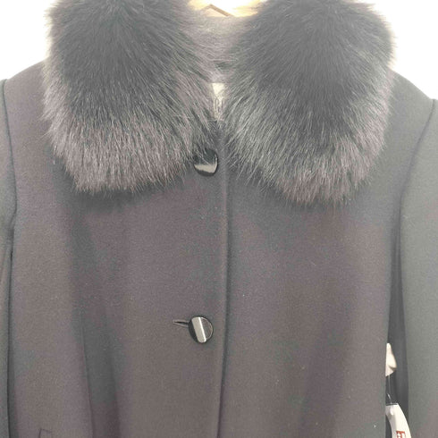 ORCHIDEA フォックスファー カシミヤ 混 ウール コート レディース 9