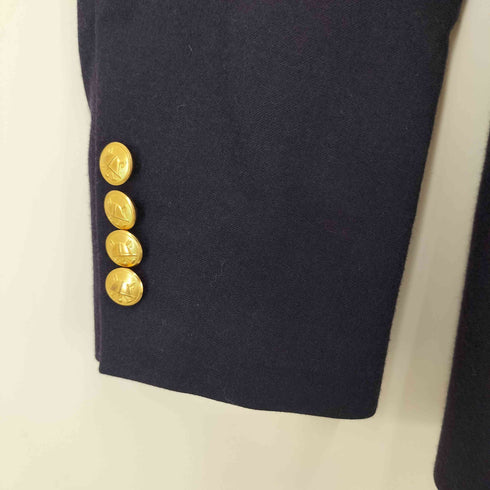 ポロラルフローレン POLO RALPH LAUREN Polo Doeskin Double-Breasted Blazer ダブルブレスト 金ボタン ブレザー 紺ブレ メンズ 40R