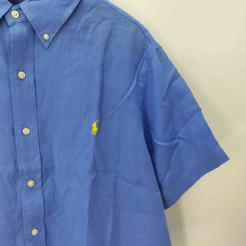 ラルフローレン RALPH LAUREN CLASSIC FIT S/S BD スモールポニー刺繍シャツ メンズ import:XL